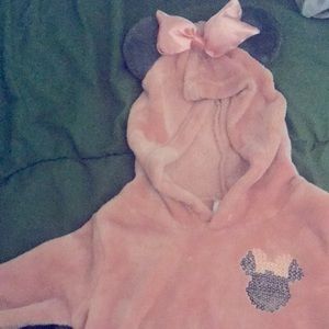 4T Minnie Mouse hoody pink